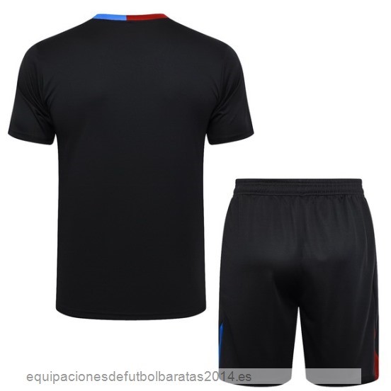 Nuevo Entrenamiento Conjunto Completo Barcelona 24/25 Negro Rojo Azul Baratas